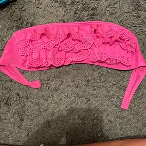 Cute bathing suit top.